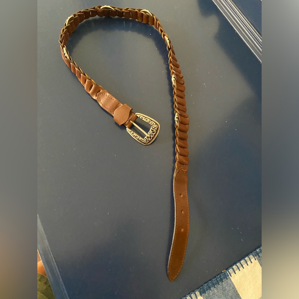 Vintage Women's Leather Donna Katz Belt Size Medium